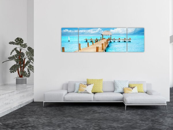 Obraz - Molo (170x50 cm)