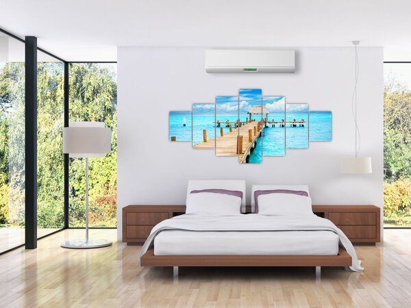 Obraz - Molo (210x100 cm)