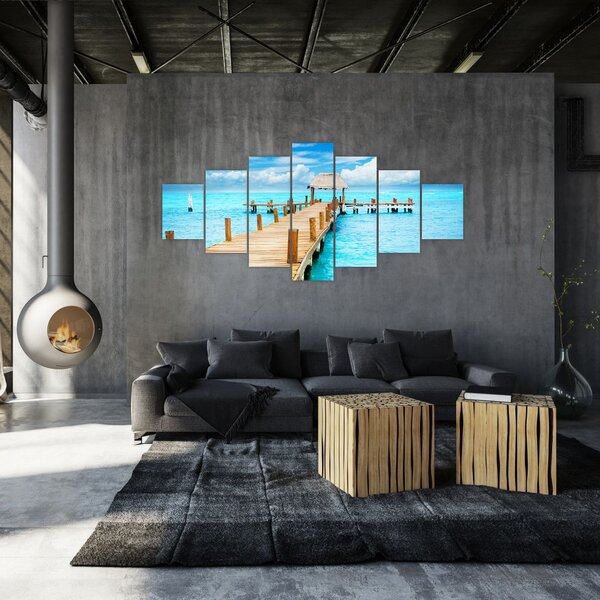 Obraz - Molo (210x100 cm)
