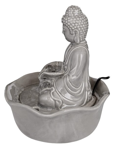 BALANCE Stolní fontána Buddha - šedá