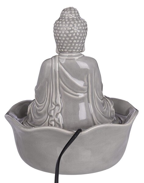 BALANCE Stolní fontána Buddha - šedá