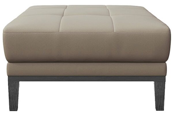 Šedá kožená podnožka MESONICA Musso Tufted