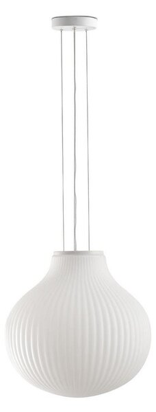 FARO 28301 - Lustr na lanku ISABELLE 1xE27/15W/230V pr. 40 cm bílá