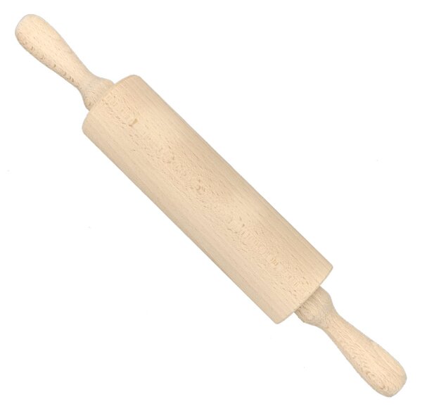 AMADEA Dřevěný váleček, masivní dřevo, délka 38 cm
