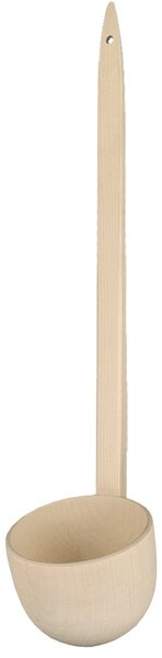 AMADEA Dřevěná naběračka, masivní dřevo, délka 53 cm