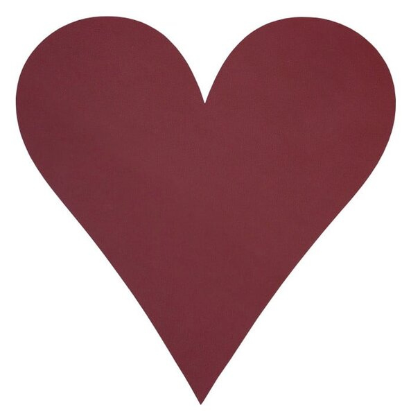 Prostírání z eko kůže 30x30 cm Heart Nupo – LIND DNA
