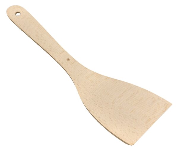 AMADEA Dřevěná obracečka prohnutá velká, masivní dřevo, 32 cm