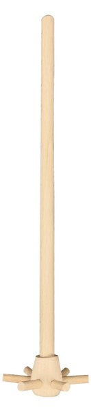 AMADEA Dřevěná metlička, masivní dřevo, délka 21 cm