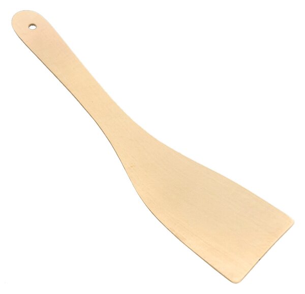 AMADEA Dřevěná obracečka prohnutá, masivní dřevo, 27 cm