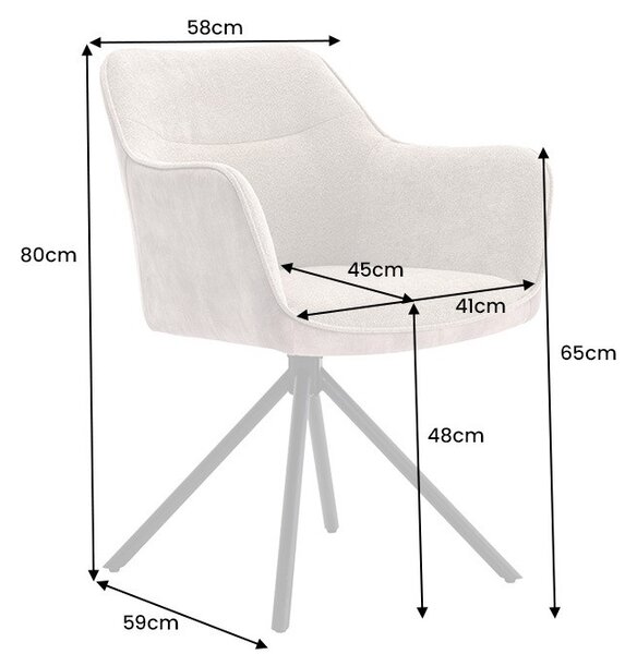 Moderně otočné křeslo Kristal Mustard s hořčicově žlutým sametovým potahem a černými kovovými nožičkami 80cm