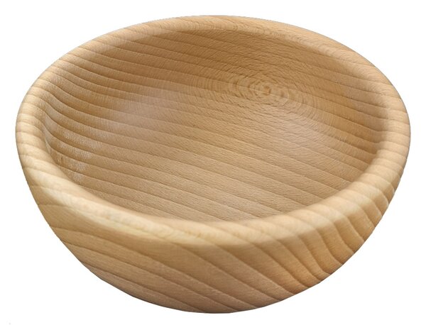 AMADEA Dřevěná miska kulatá, masivní dřevo, 14 cm