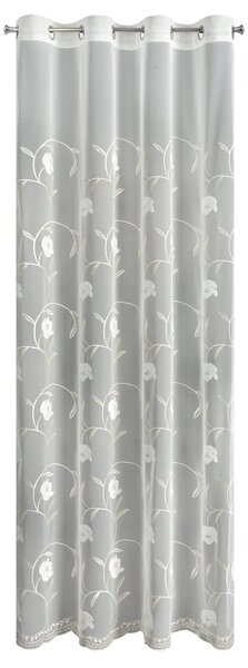 ZÁCLONA NA KROUŽCÍCH AMIRI 140X250 CM VZOROVANÁ
