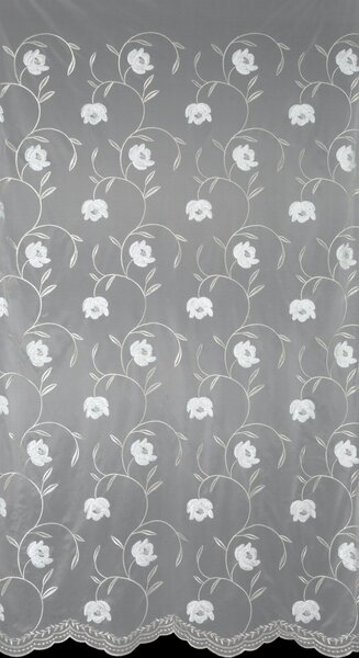 ZÁCLONA NA KROUŽCÍCH AMIRI 140X250 CM VZOROVANÁ