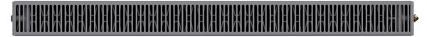 Mexen CF22, plochý panelový radiátor 600 x 400 mm, spodní připojení, 633 W, antracitová, W622F-060-040-66