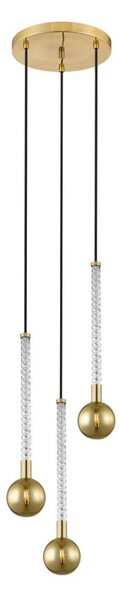 Zuma Line P0583-03B-2GHF - Lustr na lanku MIDA 3xG9/6W/230V mosaz