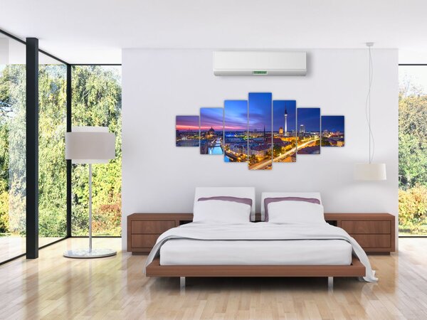 Obraz - Modré nebe nad Berlínem (210x100 cm)