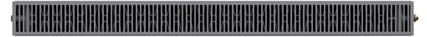 Mexen, Panelový radiátor Mexen Line CVL22 600 x 500 mm, spodní připojení, 791 W, antracit - W622L-060-050-66