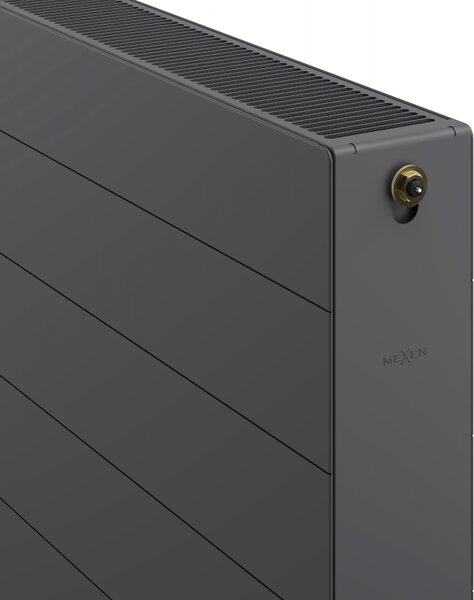 Mexen, Panelový radiátor Mexen Line CVL22 600 x 500 mm, spodní připojení, 791 W, antracit - W622L-060-050-66