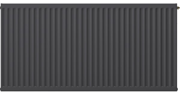 Mexen, Panelový radiátor Mexen CV22 600 x 400 mm, spodní připojení, 661 W, antracit - W622-060-040-66