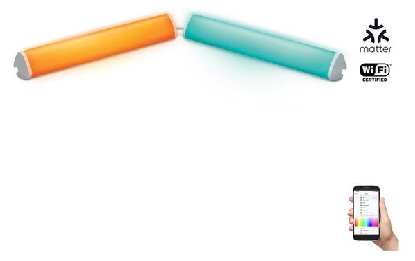 WiZ - SADA 2x LED RGBW Stmívatelná lampa BAR LED/5,5W/230V Wi-Fi