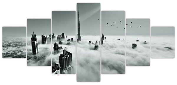 Obraz - Mrakodrapy v Dubai (210x100 cm)