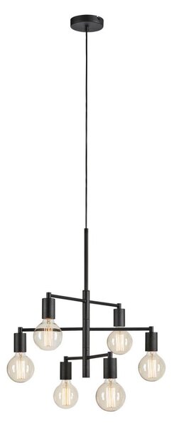 Markslöjd 108717 - Lustr na lanku CIELO 6xE27/40W/230V černá