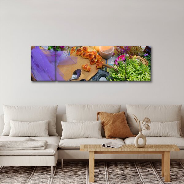 Obraz - letní piknik (170x50 cm)