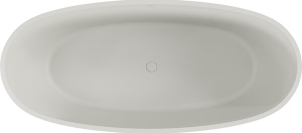 Mexen Torino, volně stojící vana z konglomerátu 155x78 cm, betonová matná, 57271557861