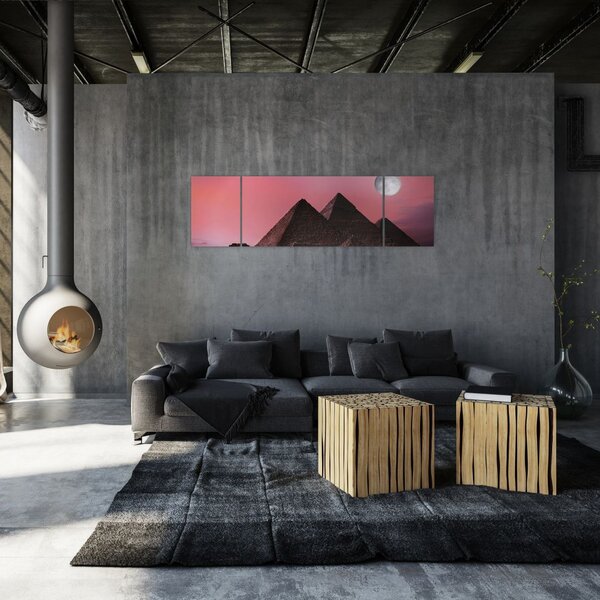 Obraz - Pyramidy Giza, Egypt (170x50 cm)