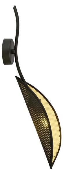 Nástěnné svítidlo LOTUS 1xE14/10W/230V černá/zlatá