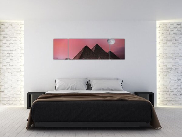 Obraz - Pyramidy Giza, Egypt (170x50 cm)