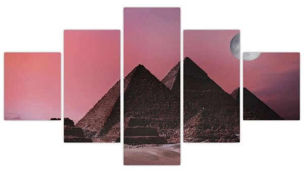 Obraz - Pyramidy Giza, Egypt (125x70 cm)