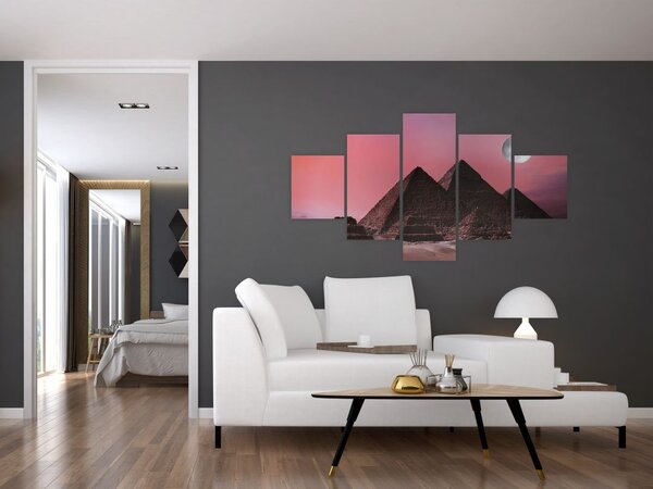 Obraz - Pyramidy Giza, Egypt (125x70 cm)