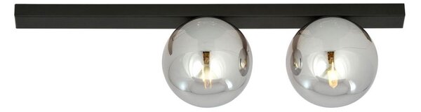Stropní svítidlo FIT 2xE14/10W/230V černá/šedá