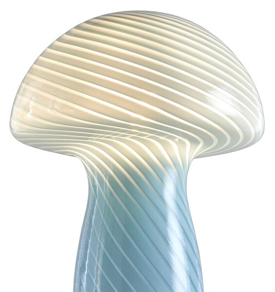FUNGI TOWN Mini stolní lampa - sv. modrá
