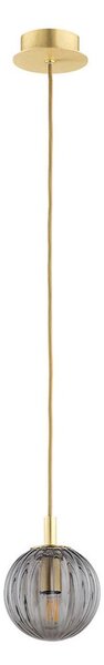 Argon 8512 - Lustr na lanku PALOMA 1xE14/7W/230V pr. 12 cm zlatá/černá