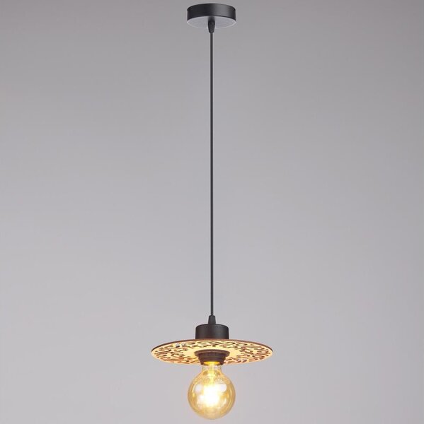 Lustr na lanku FALCO 1xE27/60W/230V pr. 20 cm béžová