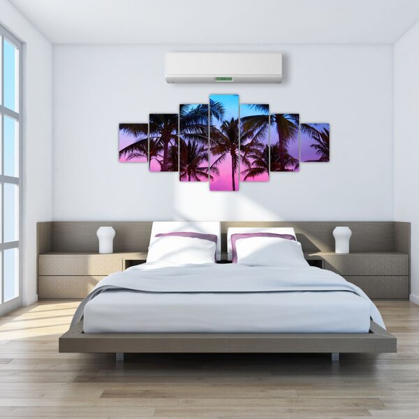 Obraz - Palmy v Miami (210x100 cm)