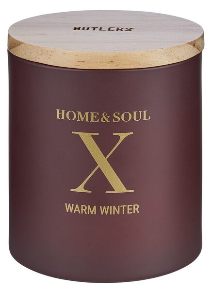 HOME & SOUL Vonná svíčka se sójovým voskem Warm Winter