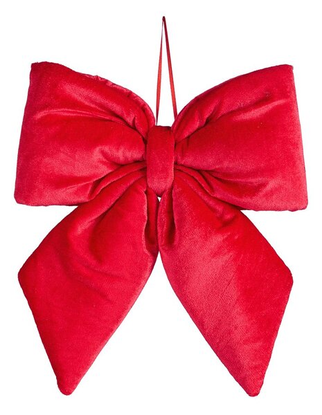 PRESENT Vyztužená mašle 30 cm - červená