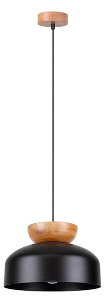 Sollux SL.1351 - Lustr na lanku MARION 1xE27/15W/230V pr. 29,5 cm černá