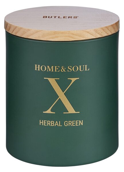 HOME & SOUL Vonná svíčka se sójovým voskem "Herbal Green"