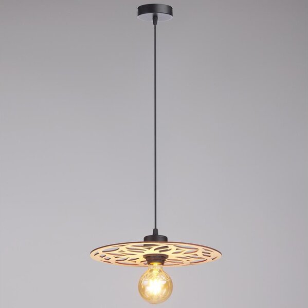 Lustr na lanku FALCO 1xE27/60W/230V pr. 30 cm béžová