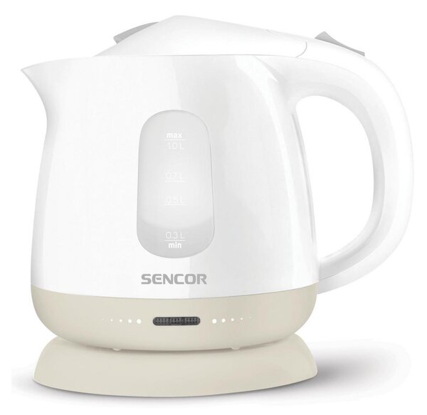 Sencor - Rychlovarná konvice 1 l 1100W/230V bílá/béžová