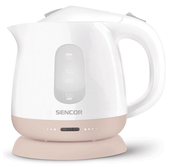 Sencor - Rychlovarná konvice 1 l 1100W/230V bílá/růžová
