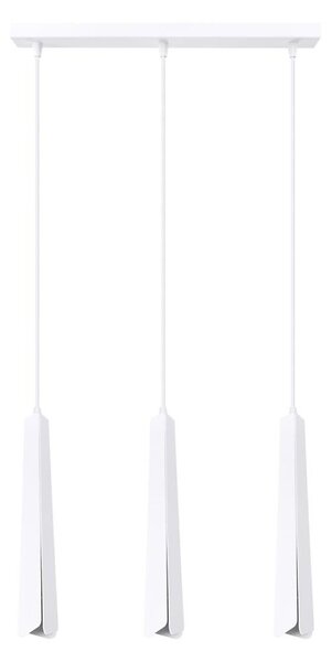 Sollux SL.1399 - Lustr na lanku PRYSM 3xG9/8W/230V bílá
