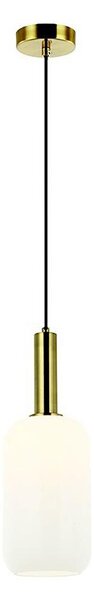 Zambelis 22070 - Lustr na lanku 1xE27/40W/230V pr. 15 cm zlatá