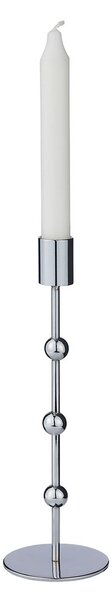 ORB Svícen 24 cm - stříbrná