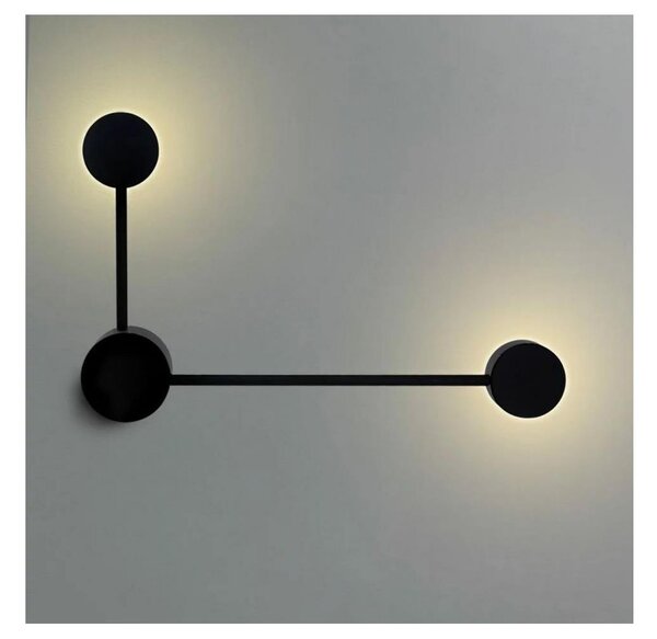 LED Nástěnné svítidlo JOY 2xGX53/6W/230V černá
