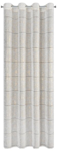 ZÁCLONA NA KROUŽCÍCH KATY 140X250 CM VZOROVANÁ